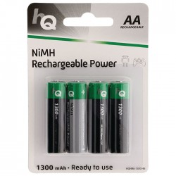 Μπαταρίες Επαναφορτιζόμενες ΑΑ Νi-MH 1300mAh 1.2V 4τεμάχ Blister Μπαταρίες Επαναφορτιζόμενες ΑΑ Νi-MH 1300mAh 1.2V 4τεμάχ Blister