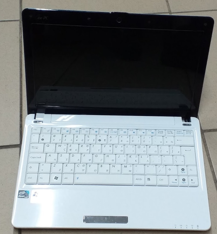 ASUS ΝΒ 1101HA WHITE EEE PC Laptop Not Workable Ανταλλακτικό ASUS ΝΒ 1101HA WHITE EEE PC Laptop Not Workable Ανταλλακτικό