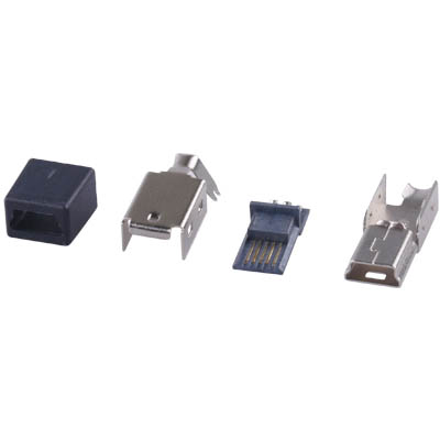 Adaptor Βύσμα καλωδίου Mini-USB 5pin αρσενικό Adaptor Βύσμα καλωδίου Mini-USB 5pin αρσενικό