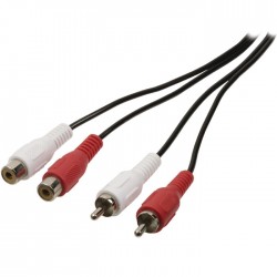 Καλώδιο ήχου Stereo 3.5mm Plug to 2RCA Plug 2m