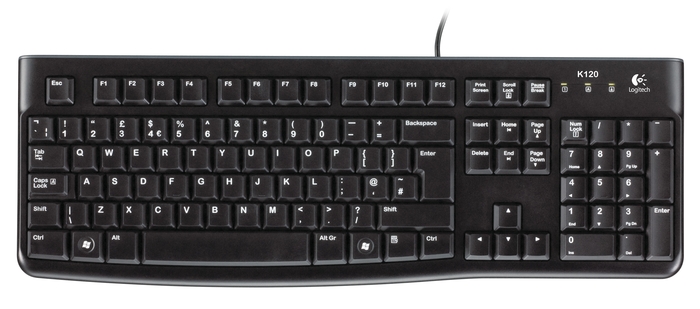 Ενσύρματο Πληκτρολόγιο LOGITECH K120