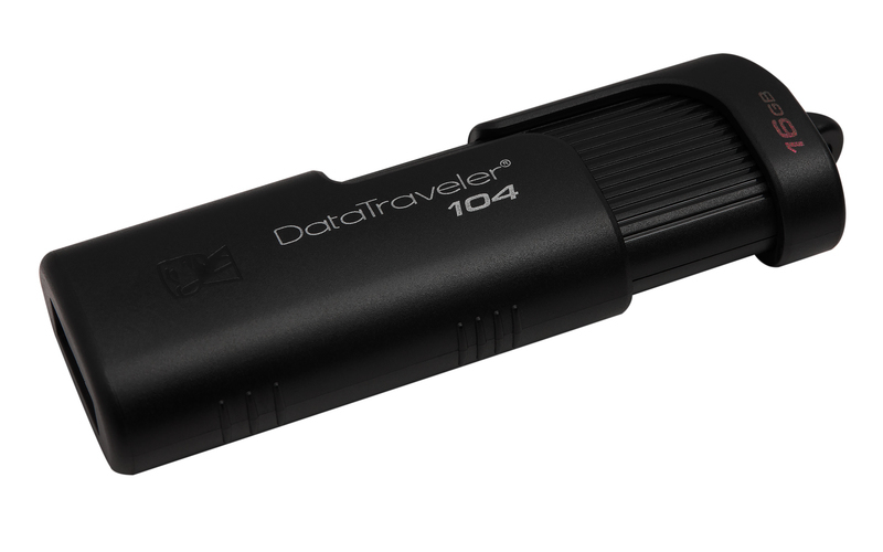 Kingston Data Traveler 104 DT104/16GB USB 2.0 Black Kingston Data Traveler 104 DT104/16GB USB 2.0 Black