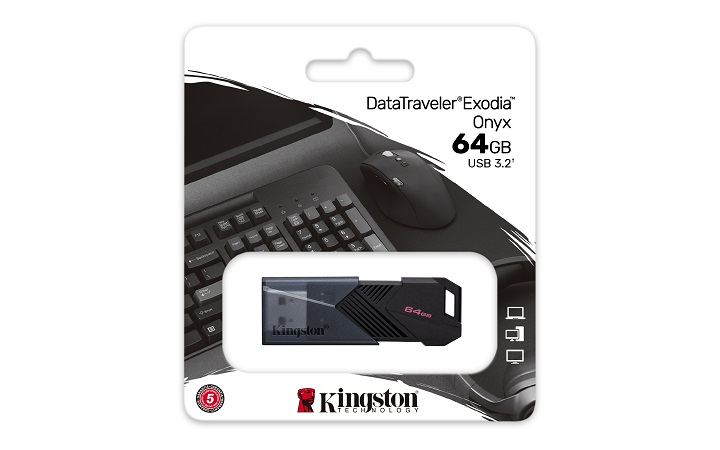 Kingston Flash 64Gb USB3.2 DTXon/64Gb  DataTraveler Exodia Onyx