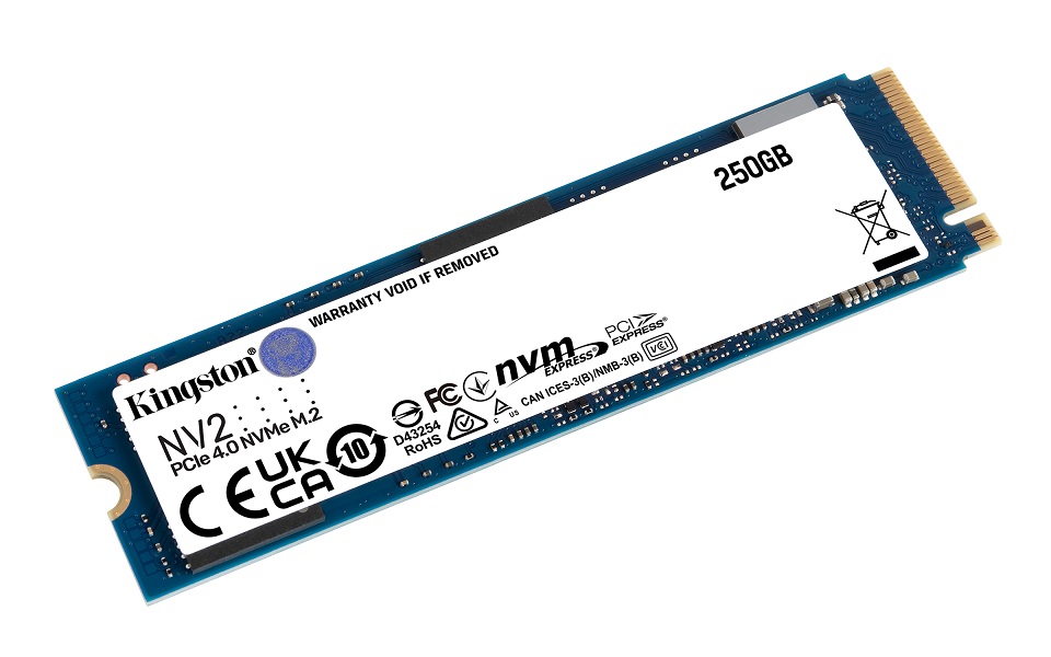 Kingston SSD 250Gb M.2 NVMe PCIe NV2 SNV2S/250G 3YW