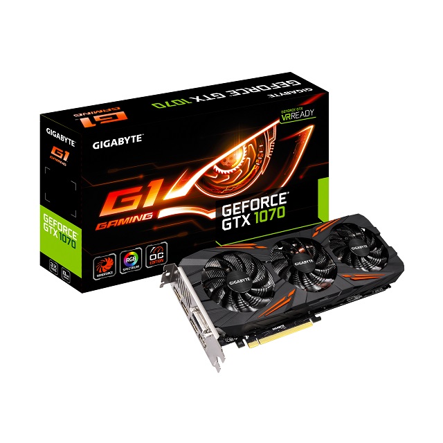 Κάρτα Γραφικών NVidia Gigabyte GTX 1070 GAMING G1 8GB GDDR5 Κάρτα Γραφικών NVidia Gigabyte GTX 1070 GAMING G1 8GB GDDR5