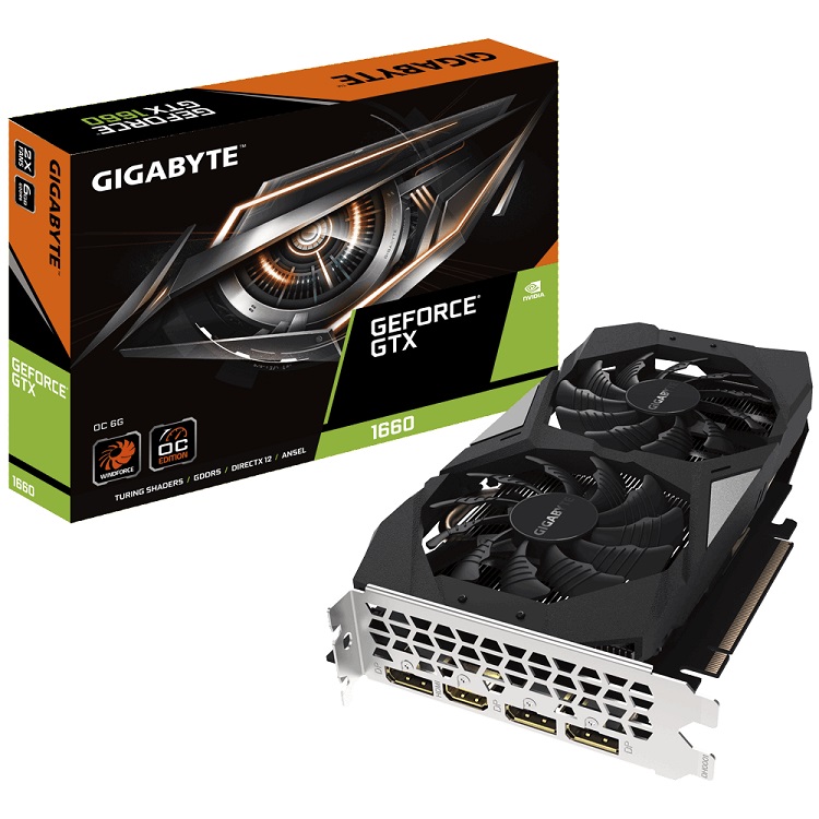 Κάρτα Γραφικών Gigabyte GTX1660 6Gb N1660OC-6GD GDDR6 Κάρτα Γραφικών Gigabyte GTX1660 6Gb N1660OC-6GD GDDR6