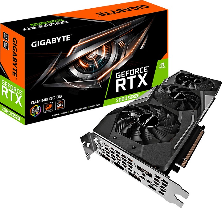 Κάρτα Γραφικών GIGABYTE RTX 2060 SUPER GAMING/8GB/GDDR6 Κάρτα Γραφικών GIGABYTE RTX 2060 SUPER GAMING/8GB/GDDR6