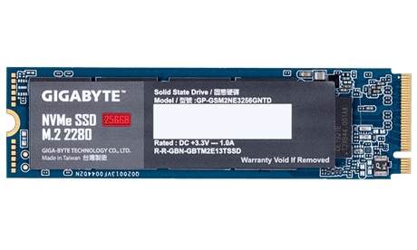 GIGABYTE SSD NVMe M.2 256GB PCIe GSM2NE3256GNTD GIGABYTE SSD NVMe M.2 256GB PCIe GSM2NE3256GNTD