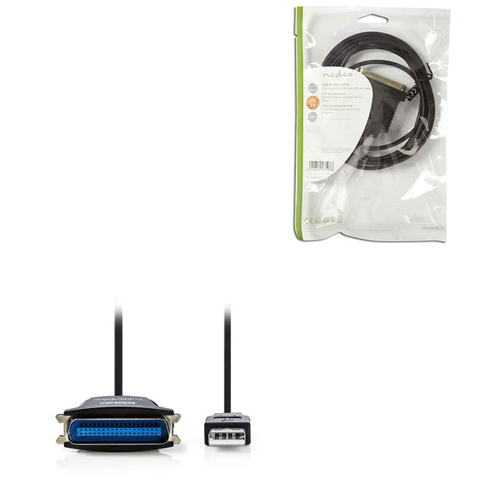 Καλώδιο Adaptor Nedis USB to 36Pin Centronics M/M 2m