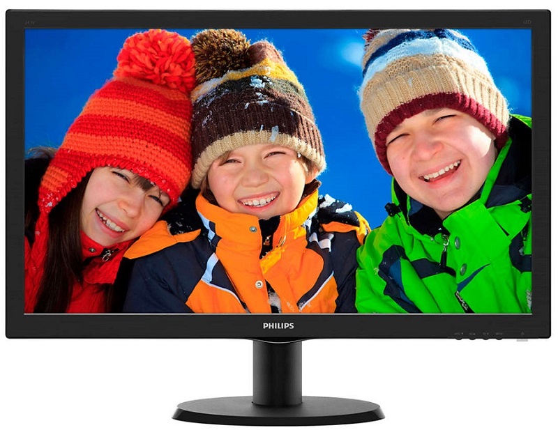 PHILIPS 24" TFT 243V5LHAB LED V-Line 1920x1080/VGA/HDMI με Ηχεία PHILIPS 24" TFT 243V5LHAB LED V-Line 1920x1080/VGA/HDMI με Ηχεία