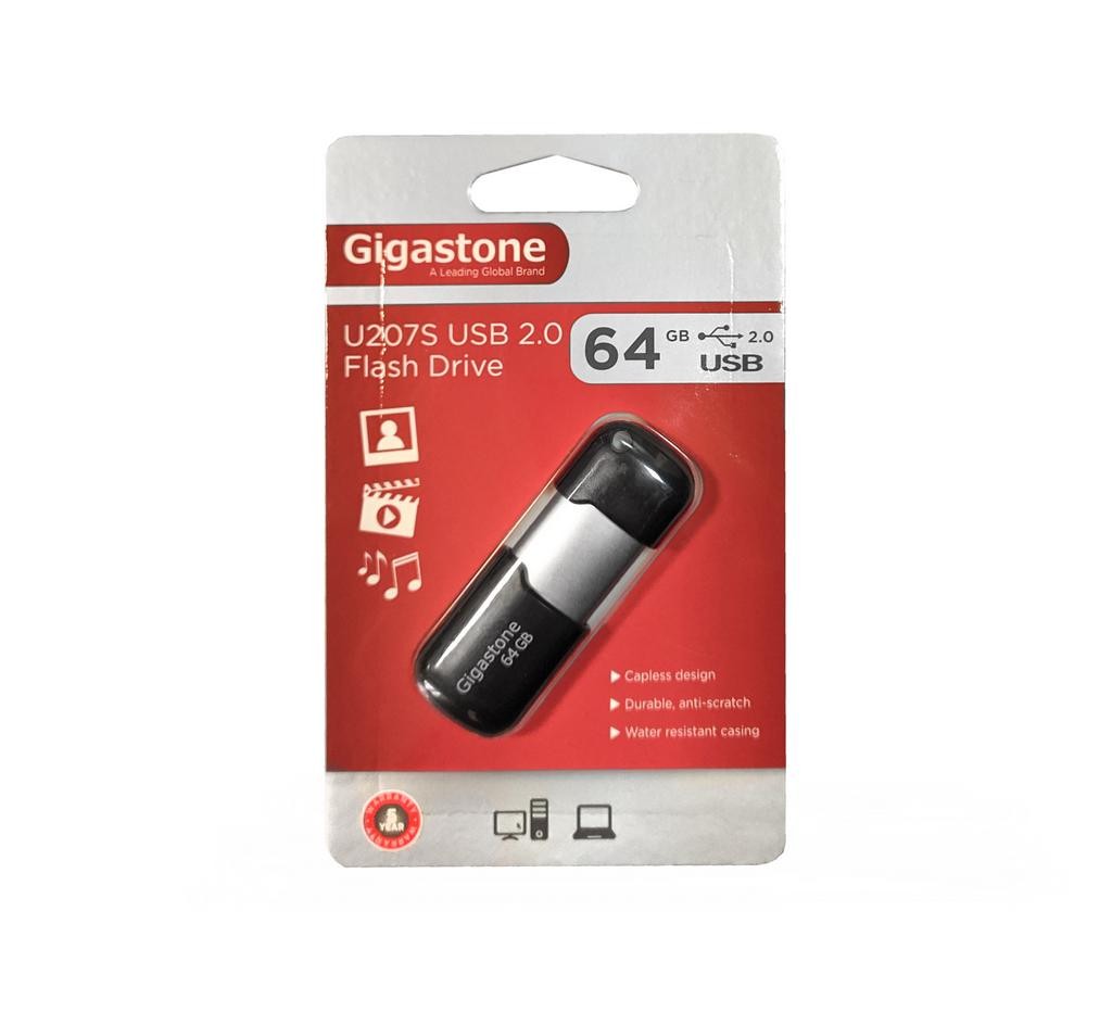 Gigastone 64Gb USB 2.0 U207S Flash Disk
