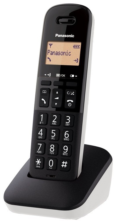 Ασύρματο τηλέφωνο Panasonic KX-TGB610JTW Μαύρο - Λευκό Ασύρματο τηλέφωνο Panasonic KX-TGB610JTW Μαύρο - Λευκό