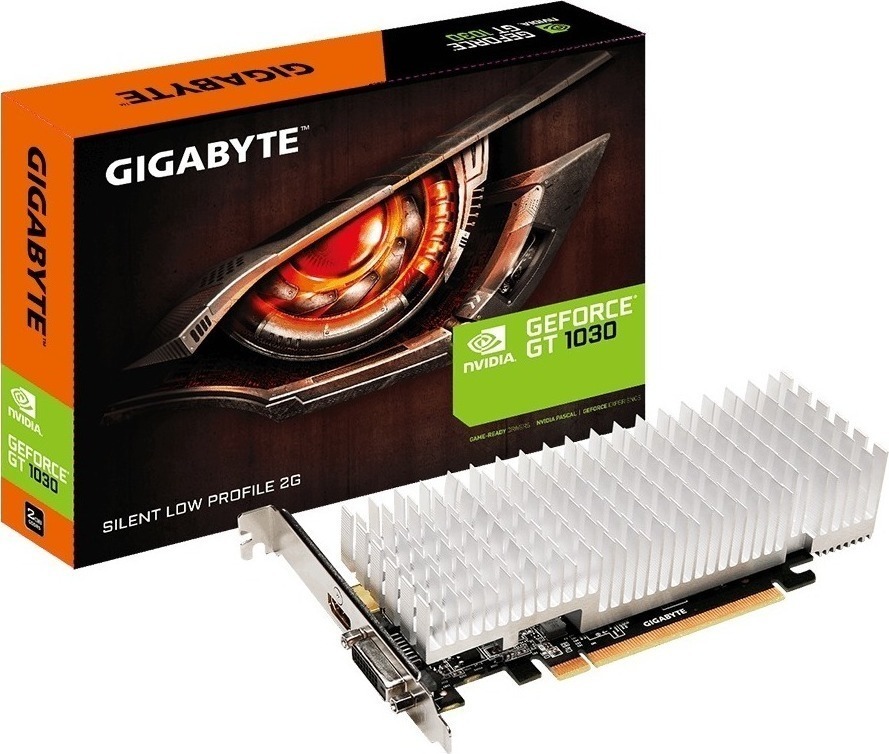 Gigabyte GT 1030 2GB Silent Low Profile GDDR5, 64bitGigabyte GT Gigabyte GT 1030 2GB Silent Low Profile GDDR5, 64bitGigabyte GT
