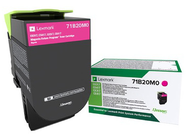 Toner LEXMARK Laser 71B20M0 CS-X317/417/517x Magenta 2.300 σελ