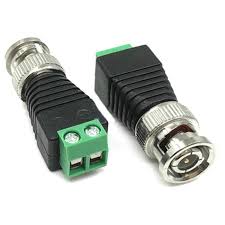 Adaptor BNC-M to UTP Balun Αρσενικό βύσμα RF για CCTV