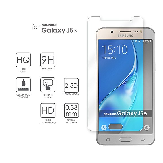 Tempered Glass 9H για Samsung Galaxy J5 2016 Μεμβράνη Προστασίας