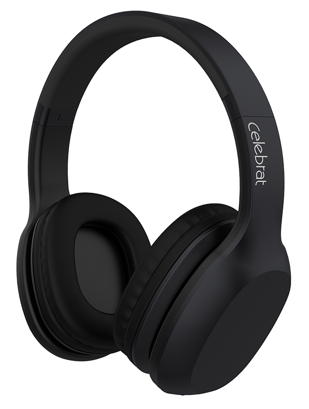 CELEBRAT Bluetooth headphones A18-BK Wireless & Wired Μαύρο