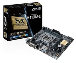 Μητρική Asus H110M-D s1151/2xDDR4/Sata3/USB3.0/Glan Μητρική Asus H110M-D s1151/2xDDR4/Sata3/USB3.0/Glan