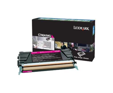 Toner Laser Lexmark C746A1MG Magenta 7k