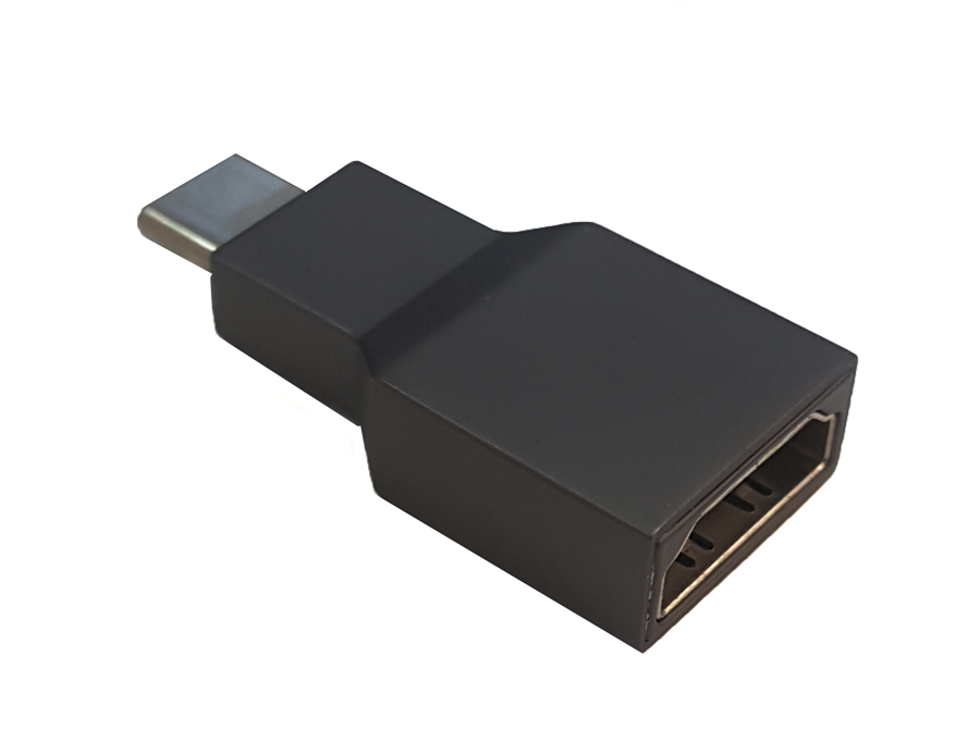 Adapter USB Type-C male σε HDMI 1.4V female, μαύρο