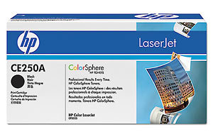 Toner HP LaserJet CE250A 504A Black CP3525 CM3530 5Kp