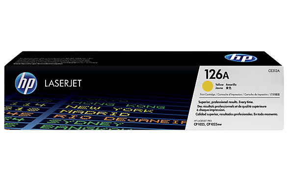 Toner Laser HP LJ Color CP1025 CE312A 126A Yellow 1000p