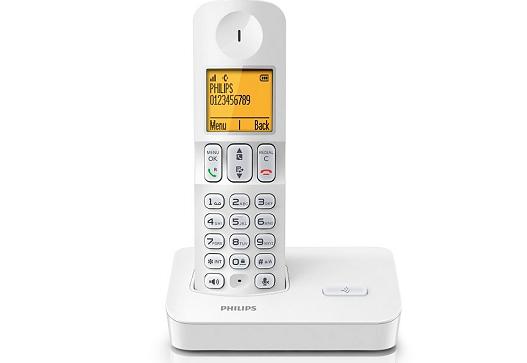 Ασύρματο Τηλέφωνο Philips D4001 White Ασύρματο Τηλέφωνο Philips D4001 White