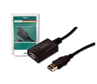 Καλώδιο ενεργή προέκταση USB 5 μέτρα Digitus A male/female