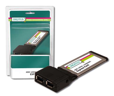 Digitus Expresscard Firewire 2port DS-31201 ExpressCard/34 Digitus Expresscard Firewire 2port DS-31201 ExpressCard/34