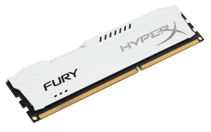 Kingston DDR3 1600MHz 8GB HyperX Fury White HX316C10FW/8 Kingston DDR3 1600MHz 8GB HyperX Fury White HX316C10FW/8