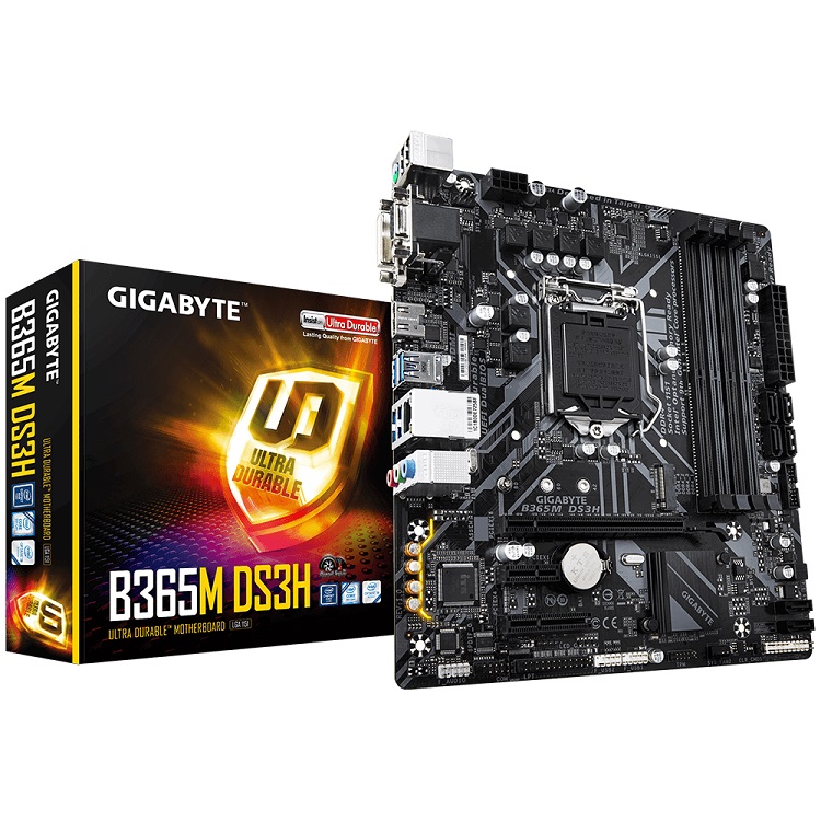 Μητρική Gigabyte B365M DS3H S1151 DDR4 MATX up64Gb