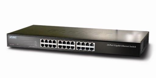 Planet GSW-2401 24Port Gigabit Switch 10/100/1000 Rack Unmanaged Planet GSW-2401 24Port Gigabit Switch 10/100/1000 Rack Unmanaged