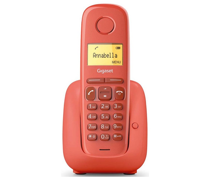 Gigaset A180 Strawberry Dect Ασύρματο Τηλέφωνο