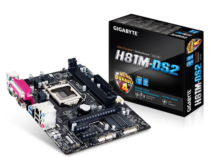 Μητρική GIGABYTE H81M-DS2 2xDDR3/uATX/s1150 for Haswell Μητρική GIGABYTE H81M-DS2 2xDDR3/uATX/s1150 for Haswell
