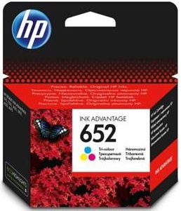 Έγχρωμο Μελάνι HP No652 TRI-COLOR F6V24AE 200p