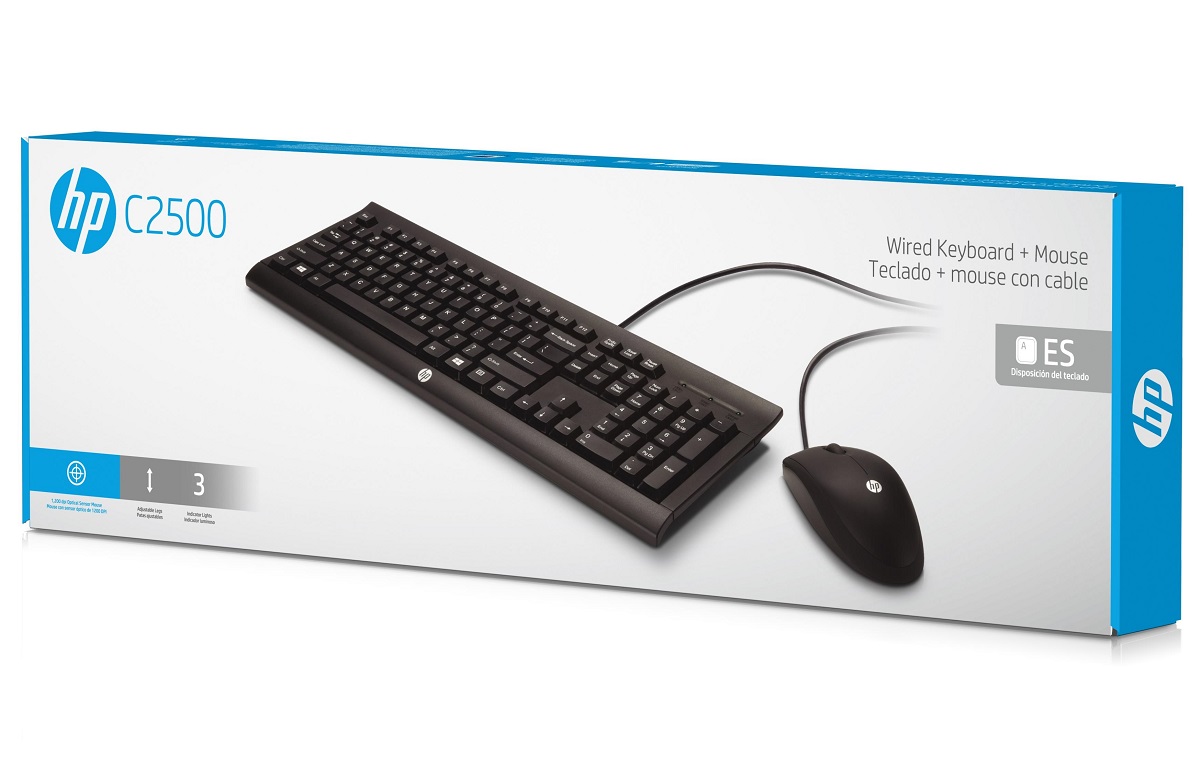 HP C2500 Σετ ενσύρματο πληκτρολόγιο & ποντίκι HP C2500 Σετ ενσύρματο πληκτρολόγιο & ποντίκι