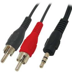 Καλώδιο ήχου Stereo 3.5mm Plug to 2RCA Plug 15m