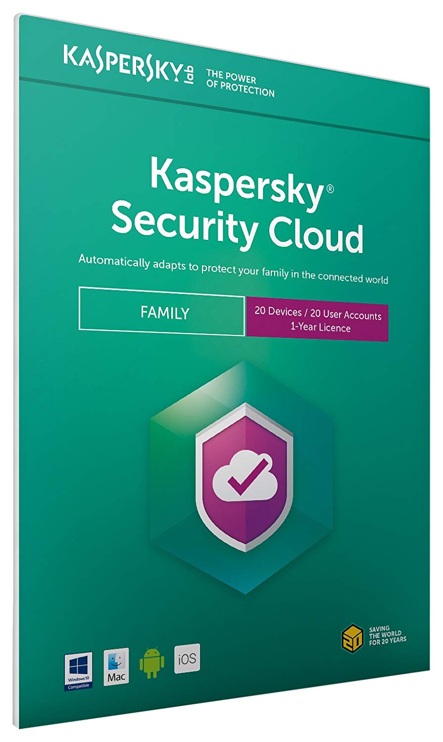 KASPERSKY Security Cloud 20 συσκευές/χρήστες 1Year