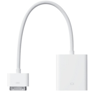 Apple iPad Dock Connector to VGA Adapter ΣυνδεσηTV-VGA MC552ZM/B
