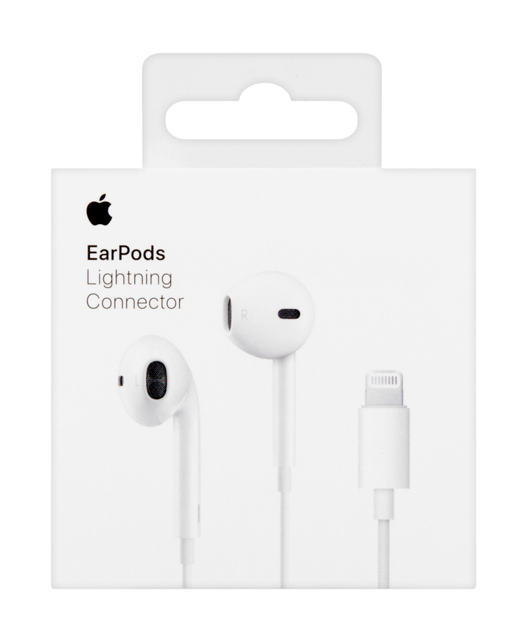 APPLE EarPods με Lightning connector A1748 λευκά MMTN2ZM-A