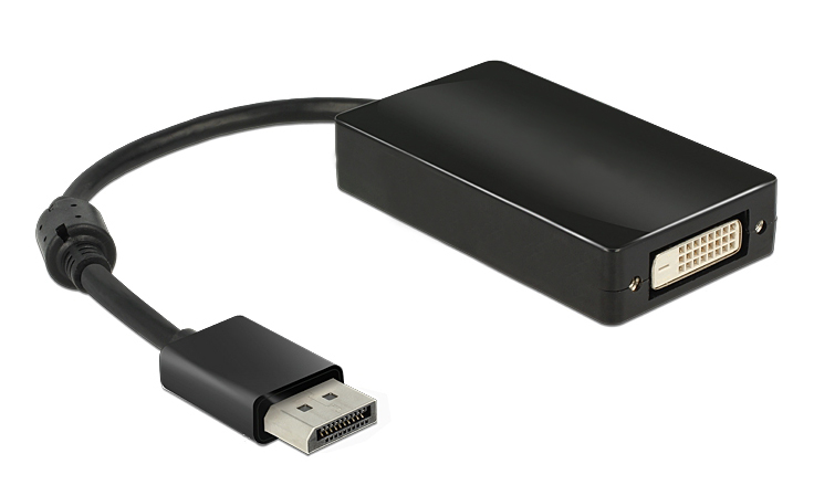 Adaptor Display Port Male to DVI-I Female Adapter