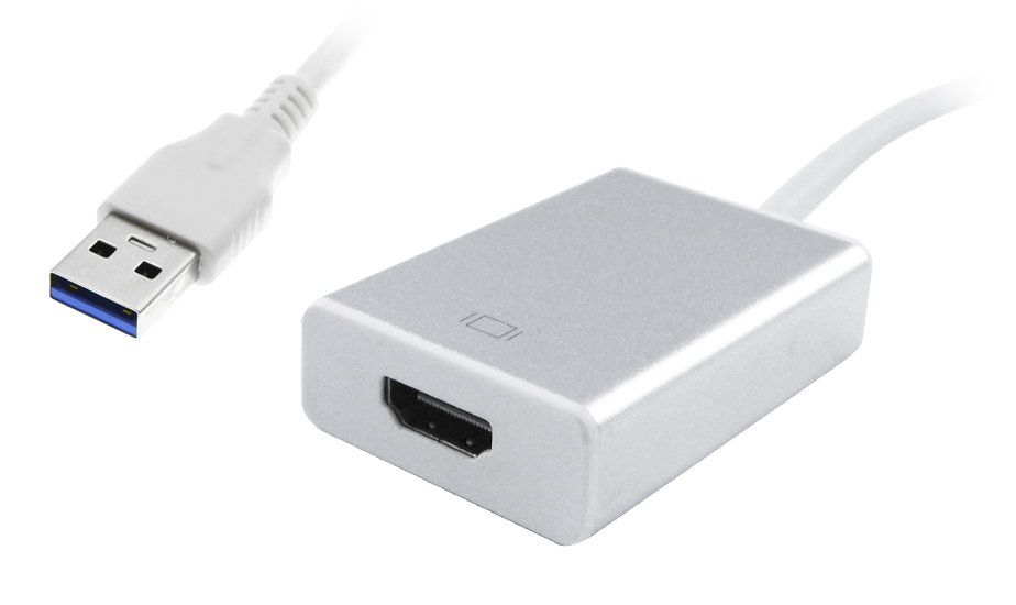 Αντάπτορας USB 3.0 σε HDMI με Audio ασημί
