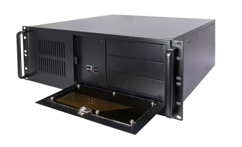 Rack-Mount Server CASE 4U (3x5.25", 3x 3.5") ΜΑΥΡΟ