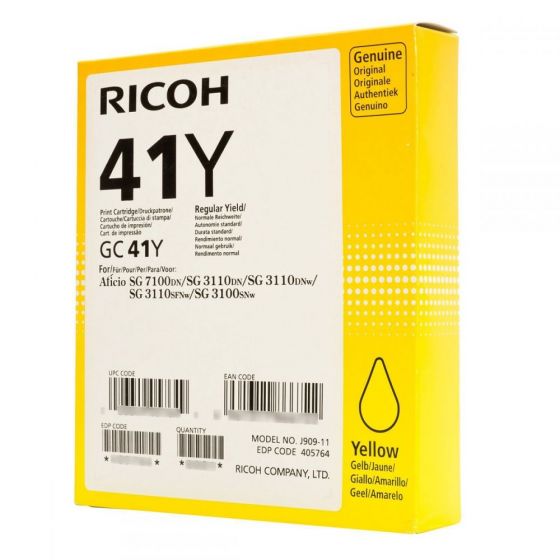 Εγχρωμο Μελάνι Ricoh Gel 405764 Yellow 2.2k Pgs