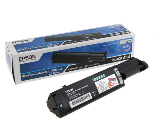 Epson Toner Aculaser C1100/CX11 S050190 Μαύρο 4000pages Epson Toner Aculaser C1100/CX11 S050190 Μαύρο 4000pages