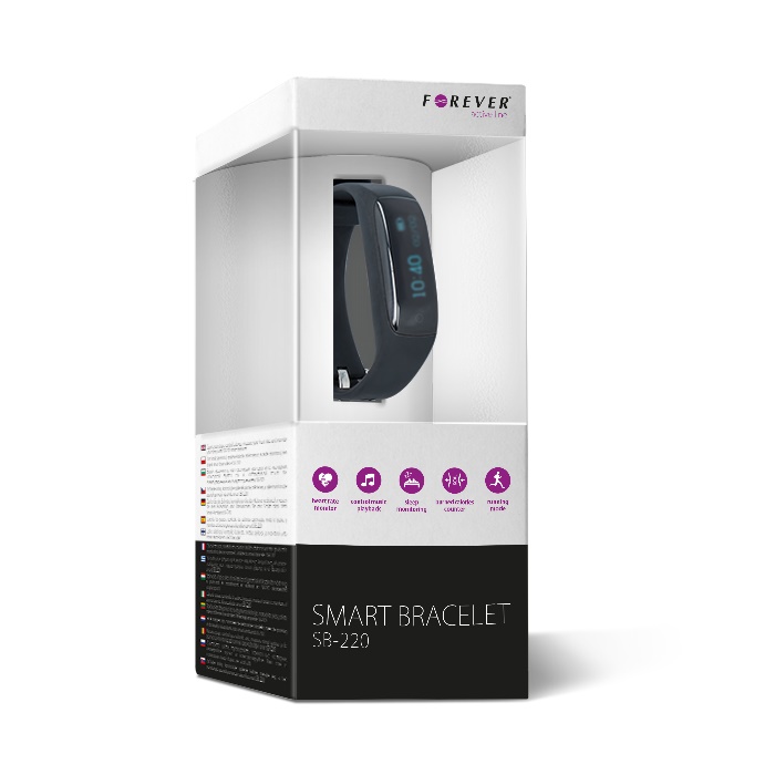 FOREVER SmartWatch Bracelet SB-220 Heart Rate FOREVER SmartWatch Bracelet SB-220 Heart Rate