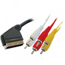 Καλώδιο SCART TO RCA 2x3 Analog Video/Sound Cable Digea