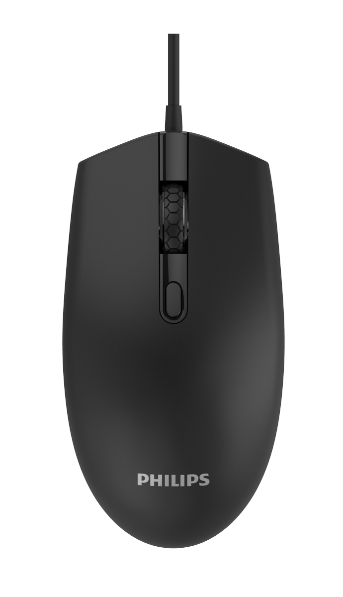 Ποντίκι Philips Ενσύρματο Optical USB 4Keys