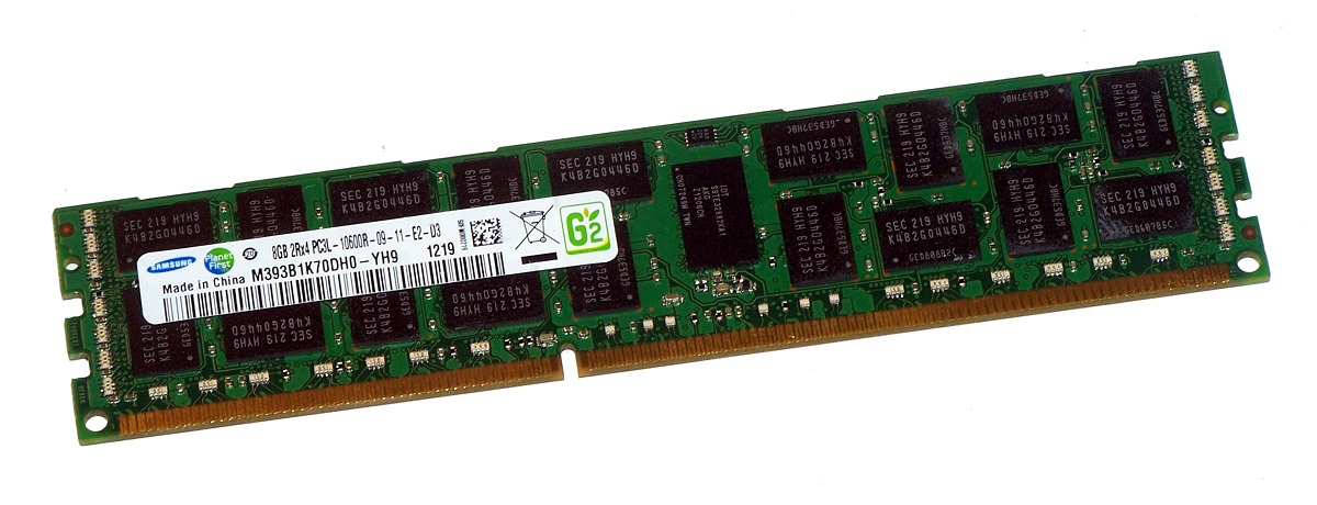 Samsung DDR3 1333MHz 8GB ECC Registered M393B1K70DH0-YH9 1.35V