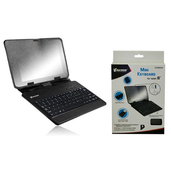 Θήκη Tablet 8" TK-550UK με ενσωματωμένο πληκτρολόγιο